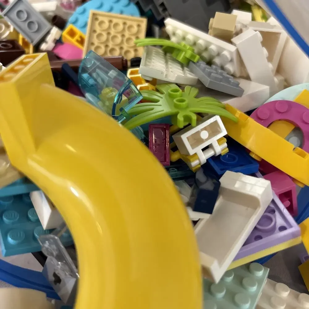 Lego Friends Bulk Lot - Over 3 Pound of Assorted Colors & Sizes Dotz Bracelet
